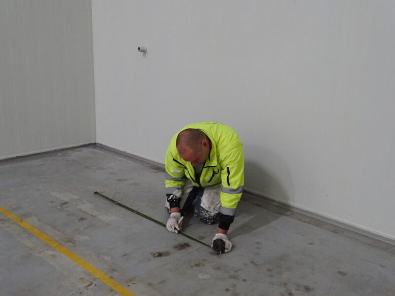 Vloerbelijning aftekenen